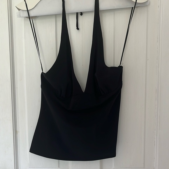 Brand New Trina Turk Halter Top, Black, size S - Picture 1 of 4